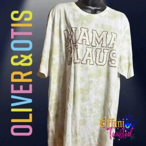 Oliver & Otis Mama Claus Tee - Tie-Dye Style - Size XXL